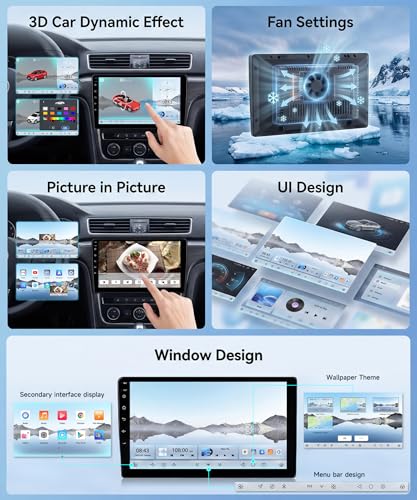 Qualcomm Octa-Core 4G 64G Car Radio Stereo for Toyota Prius 2010-2015(with JBL), Upriding 9-Inch 1280P QLED Touchscreen Radio with Wireless Carplay Android Auto DSP BT5.1 GPS 5GWifi SWC Backup Camera